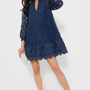 Tuckernuck Navy Long Sleeve Dress